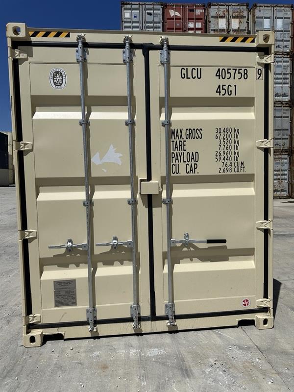40 foot high cube beige