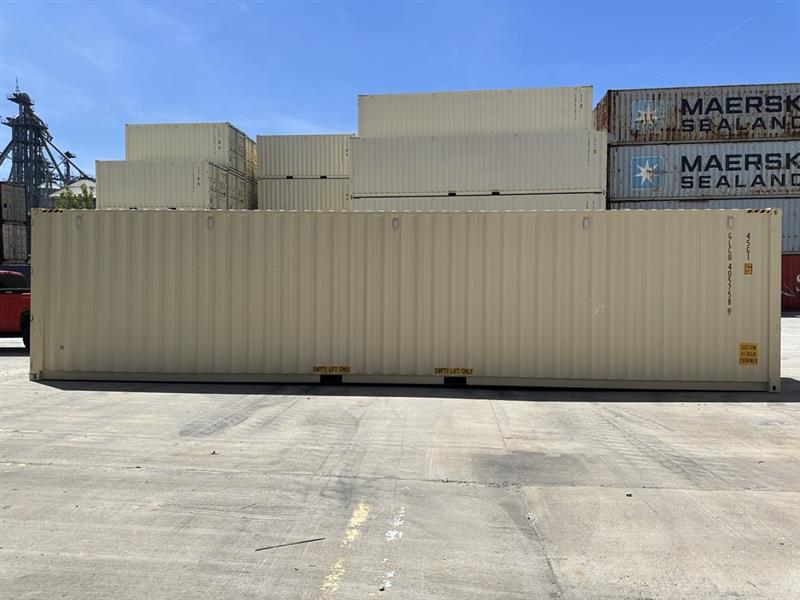 40 foot high cube beige