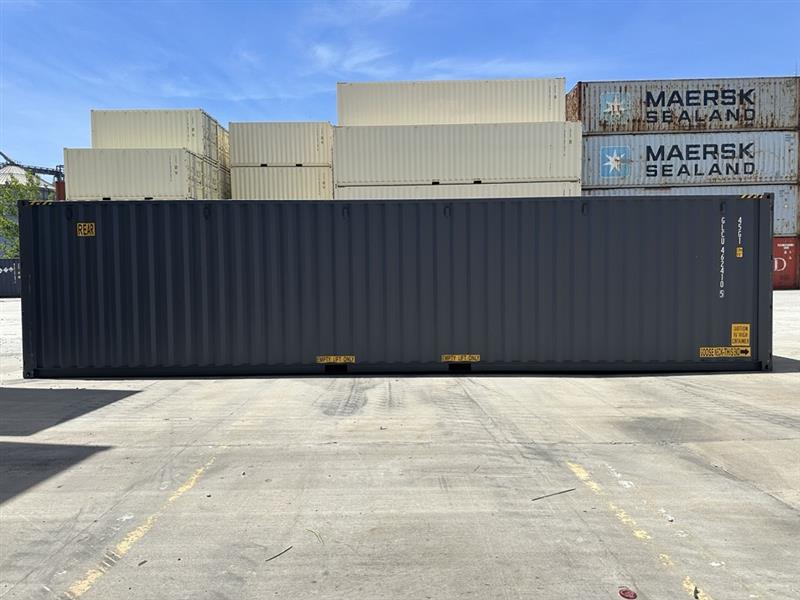 40 foot high cube double door gray
