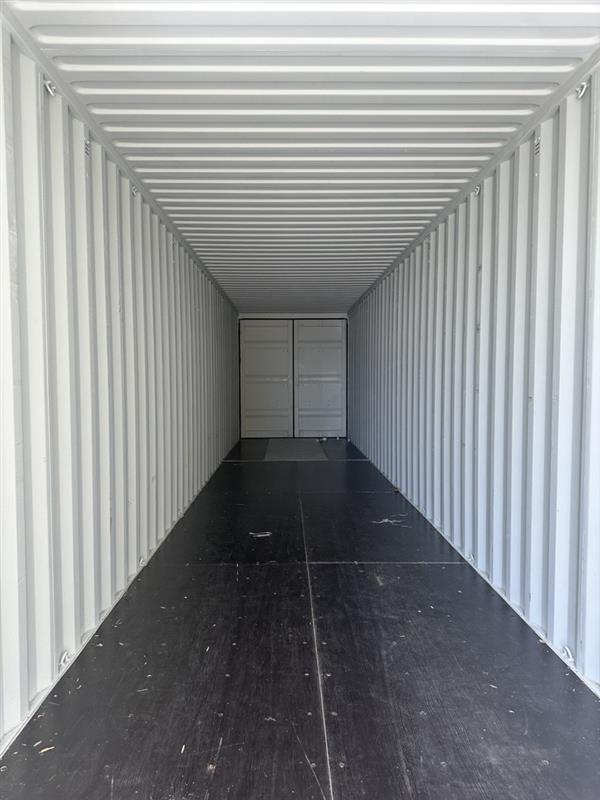 40 foot high cube double door gray
